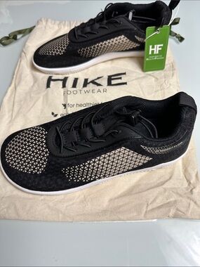 Hike Footwear HF Flow Barefoot Shoe Black Beige Unisex Women 8-8.5 Men 6-6.5 NWT